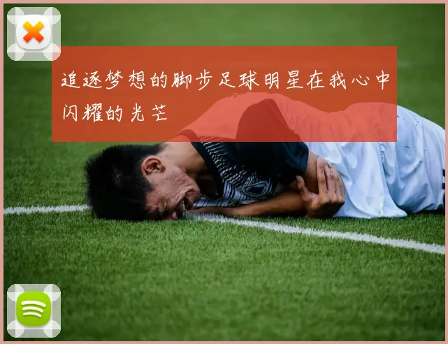 追逐梦想的脚步足球明星在我心中闪耀的光芒