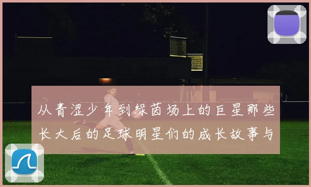 从青涩少年到绿茵场上的巨星那些长大后的足球明星们的成长故事与传奇经历